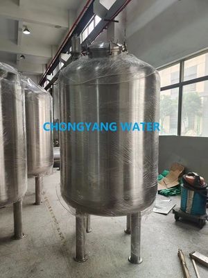 Очищенный резервуар для воды Нержавеющая сталь 304 316 Стальная резервуар для очистки воды